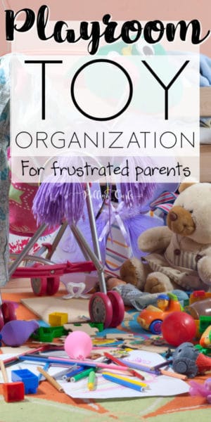Everyone is looking for playroom storage hacks -- having small spaces to store many toys is a big problem -- but it can be easily fixed! Here's how with some easy playroom storage ideas! toy storage ideas