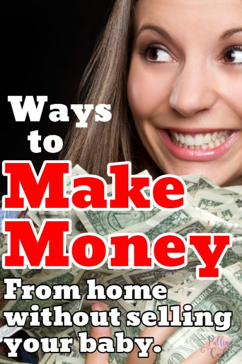 Here are some smart ways for new moms to make money while still staying home with young kids. #finances #money #sahm Ways for new moms to make money
