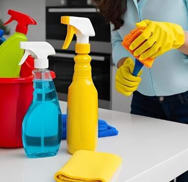 household cleaning supplies